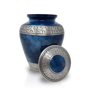 Exquisitas urnas conmemorativas para cenizas, tarros de cremación, Metal de lujo, superventas, diseño tradicional para adultos, banda de cremación, urnas grabadas - Product Image 2