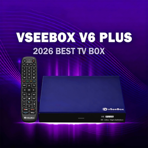 Box TV Android 8K WiFi6 VSeeBox V6 Plus Lettore Multimediale Smart per Streaming Set-Top Box per Intrattenimento Domestico - Product Image 1