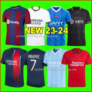 Wholesale 23-24 New Season Top In Stock Customized Top Grade Thailand Quality Soccer Jersey With Cheap Price