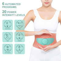 Appareil sans fil pour soulager les douleurs menstruelles - Unité TENS portable pour soulager les crampes menstruelles et l'endométriose - Rechargeable et portable