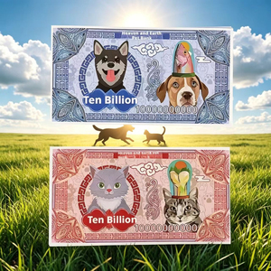 Denaro dell'Inferno Colorato per Commemorazione Animali Domestici, Carta Sacra per il Cielo e la Terra, Banca degli Animali Domestici, Offerta Funeraria da Bruciare, Dieci Miliardi, Facile da Accendere, Basso Fumo - Product Image 6