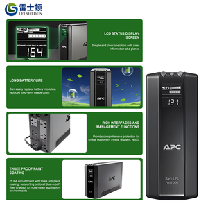 <span class=keywords><strong>APC</strong></span> Back <span class=keywords><strong>UPS</strong></span> Pro BR1000G CN <span class=keywords><strong>1000VA</strong></span> 600W protège votre station de travail et vos périphériques de jeu pendant les pannes de courant - Product Image 3