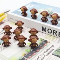 Jouet anti-stress en forme de mini singe, en PP et papier, style amusant, jouet éducatif pour enfants, marque USSE, unisexe