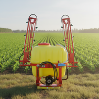 Pulvérisateur agricole à flèche pour tracteur, pour rizières et champs à distance, avec alimentation par prise de force (PTO)