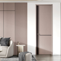 BOWDEUD portes portes en bois mélamine mdf panneau de porte pour maison chambre à coucher intérieur dernières photos de conception cadres de chambre d'hôtel