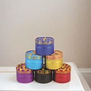 Broyeur à herbes en aluminium sculpté 2024, 4 couches, 63 mm, broyeur en métal de qualité supérieure, broyeur à herbes Dart - Product Image 2