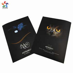 Professional Print Your Own <strong>Logo</strong> <strong>Folder</strong> <strong>Custom</strong> <strong>Folder</strong> Luxury Print Pockets A4 Black Art Paper <strong>File</strong> Presentation <strong>Folders</strong> <strong>Printing</strong> - Product Image 3