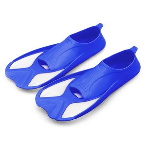 Aloma Kids Full Foot Pocket Flippers Venta al por mayor Short Blade TPR Aletas de entrenamiento de natación con silicona Buceo Hecho de goma - Product Image 6