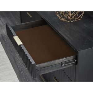 Hotel casa camera da letto mobili metallo nero di stoccaggio in acciaio inox laminato pannello di stoccaggio cassettiera cassettiera per camera da letto - Product Image 2