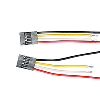 Kabel Jumper Flat Dupont Kustom Male Male Multi Pin Housing Pitch 2.54mm Panjang Kustom Berlapis Timah Tembaga untuk Peralatan Rumah Tangga