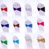 Rubans de chaise pour décoration de fête de mariage, nœuds de chaise pour chaises pliantes de banquet