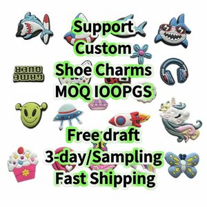 Nouveau Stock de sabots en caoutchouc PVC souple de style dessin animé accessoires breloques de décoration en gros pour breloques de sabot lettres breloques de chaussures - Product Image 4