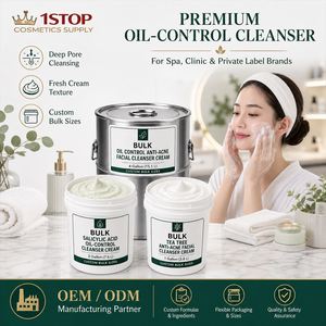 Nettoyant Visage en <span class=keywords><strong>Crème</strong></span> <span class=keywords><strong>Anti</strong></span>-Imperfections pour Peaux à Tendance Acnéique avec Acide Salicylique et Contrôle du Sébum – Vente en Gros - Product Image 4