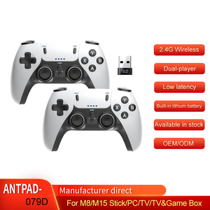 Cho M8/M15 thanh, <span class=keywords><strong>PC</strong></span>,<span class=keywords><strong>Android</strong></span>, TV thông minh, TV-Box, Trò chơi-box Dual Player 2.4 Gam không dây trò chơi điều khiển - Product Image 2