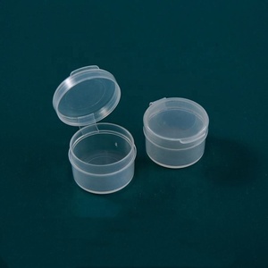 Cosmetics Storage Container 10ml PP Clear Plastic <b>Jar</b> with Screw Cap - Product Image 2