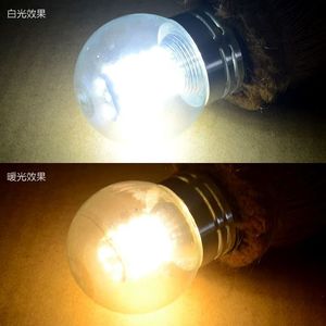 Bombilla LED de 5W 7W, Base E27 Roscada Grande, Bombilla Redonda Transparente en Forma de Bola, 3000K 4000K 6000K, 3 Colores Intercambiables, Voltaje 220V - Product Image 6