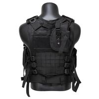 Gilet tactique léger et hautement respirant en nylon GAF avec fermeture à rabat