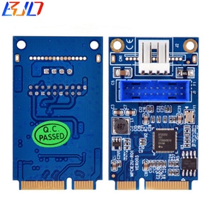 MPcie <span class=keywords><strong>Mini</strong></span> <span class=keywords><strong>PCI</strong></span>-E giao diện để <span class=keywords><strong>USB</strong></span> <span class=keywords><strong>3.0</strong></span> 19pin ổ cắm mở rộng riser thẻ 5gbps với kết nối điện - Product Image 5