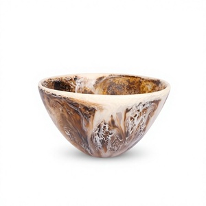 Customized Color Eco-Friendly Resin Serving Bowl Platter Dishwasher Microwave <b>Safe</b> Christmas Modern Art <b>Antique</b> Design Party Use - Product Image 1