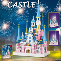 Ensemble de jouets château de princesse en blocs de construction pour filles, éducatif et amusant