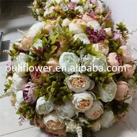 V-1368 Vente Chaude de Table De Décoration De Mariage Fleur Artificielle Pièce Maîtresse De Boule De Fleur