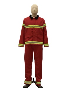 Costume de <span class=keywords><strong>pompier</strong></span> pour couple <span class=keywords><strong>adulte</strong></span> avec bandes réfléchissantes, combinaison en polyester pour fête d'Halloween, cosplay - Product Image 1
