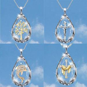 Nuova <span class=keywords><strong>Collana</strong></span> di Lusso Stile Moderno con <span class=keywords><strong>Albero</strong></span> <span class=keywords><strong>della</strong></span> <span class=keywords><strong>Vita</strong></span> N91073 - Product Image 2