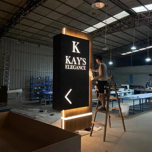 Tùy chỉnh biển báo kinh doanh dấu hiệu xây dựng đường dấu hiệu pylon trung tâm mua sắm ngoài trời bãi đậu xe wayfinding hướng dẫn thiết kế hệ thống dấu hiệu Plaza - Product Image 3