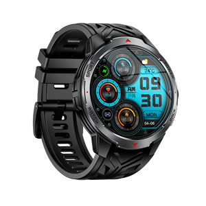 Outdoor KT88 Smartwatch con funzione di chiamata di monitoraggio della salute ha condotto la torcia 1100mAh batteria telefono chiamata carta da parati personalizzata - Product Image 1