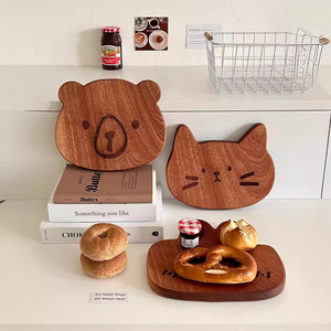 Yuanjin tre gỗ mun gỗ bé thực phẩm cắt Board tinh khiết gỗ tự nhiên 2.5mm dày máy rửa chén an toàn khắc laser - Product Image 4