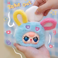 Boîte Mystère Officielle Série Baby Three Storage Pouches - Ensemble Scellé de 8 Boîtes Originales, Étui pour Écouteurs en Vinyle Kawaii en Peluche Vente en Gros