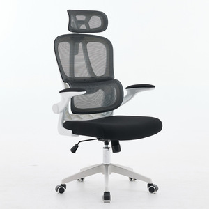 Silla de oficina ergonómica Jiarunde Mesh C-205 con reposabrazos ajustables y soporte lumbar para uso en oficina - Product Image 1