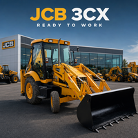 Chargeuse-pelleteuse JCB 3CX d'occasion haute performance avec godet avant et pelle arrière - Modèle original 3CX