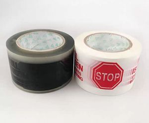 Biểu tượng tùy chỉnh in một mặt băng đầy màu sắc Thương hiệu chất kết dính vận chuyển băng phim nhựa đóng gói Băng - Product Image 4