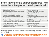 Laser Cutting Bending Welding Service One Stop Sheet Metal Fabrication OEM
