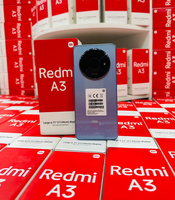 Vente en gros de smartphones Redmi A3 128G version mondiale 4G LTE HD AMOLED 90Hz, nouveau téléphone portable d'origine