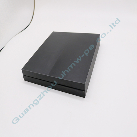 Professional Manufacturer Factory Price 5% Borated UHMWPE Sheet Neutron Black Color Custom Thickness Engineering Cutting