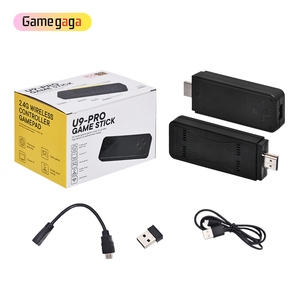 เครื่องเล่นเกม S U9 Pro Game Stick 2 สำหรับทีวี คอนโซลเกมคลาสสิคแบบ HD ย้อนยุค สำหรับครอบครัว พร้อมเกม 10000 เกม และคอนโทรลเลอร์ไร้สายสีขาว P5 - Product Image 3