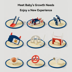 BOKE Pluche Stof Glijbaan Kinderen Binnenhuis Klein Multifunctioneel Baby Familie Glijbaan Schommel Combo Klimrek Model YDP-WX-004 - Product Image 4