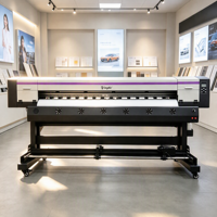 Imprimante jet d'encre grand format éco-solvant Yinghe 1,8 m, machine d'impression numérique pour bannières en vinyle, toiles, autocollants et affiches