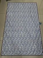 Serviette de plage surdimensionnée personnalisée de haute qualité, antimicrobienne, à séchage rapide, écologique, imprimée par sublimation, en tissu gaufré recyclé, pour les voyages