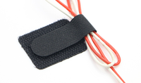 Attaches-câbles auto-adhésifs écologiques à boucles et crochets pour la gestion des câbles à la maison ou au bureau