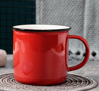 Mug à café ou à thé en céramique personnalisé de 12 oz avec logo, cadeau promotionnel, personnalisable pour les entreprises, les événements d'entreprise, les fêtes, vente en gros