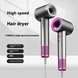 <span class=keywords><strong>Secador</strong></span> de pelo doméstico de alta velocidad con función iónica, boquilla difusora de Motor sin escobillas, estilo profesional de plástico de secado rápido - Product Image 2