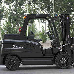 Китайский поставщик, 4-Тонный внедорожный вилочный погрузчик, портативный Электрический вилочный мини-погрузчик для склада/док-станции - Product Image 6