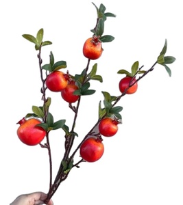 7 branches de <span class=keywords><strong>fruits</strong></span> de grenade décoration de <span class=keywords><strong>fruits</strong></span> <span class=keywords><strong>et</strong></span> <span class=keywords><strong>légumes</strong></span> artificiels - Product Image 1