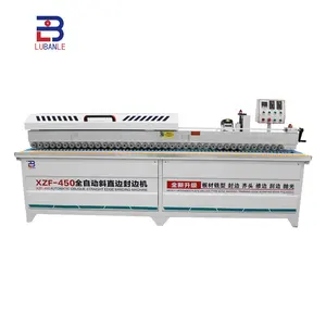 LB450 Otomatis 45 Derajat Edge Bander Woodworking Bevel dan Straight Edge Banding Machine untuk Dijual