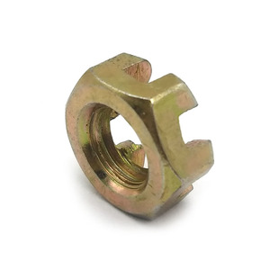 <span class=keywords><strong>Din937</strong></span> cường độ cao thép carbon rãnh Nut iso7038 m2-m36 rãnh Nut Vàng kẽm mạ <span class=keywords><strong>Hex</strong></span> NUT - Product Image 3