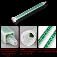 Buses de refroidissement en plastique produit tours baril Tube mélangeur statique embouts de mélange époxy pointe de mélange pour mélange statique jetable époxy