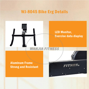 Suministro directo de fábrica Premium <span class=keywords><strong>Bike</strong></span> <span class=keywords><strong>Erg</strong></span> para gimnasios Monitor de rendimiento LCD con múltiples programas de entrenamiento - Product Image 3